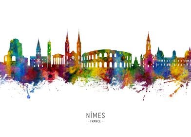 Nimes Skyline France