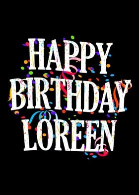 Happy Birthday Loreen