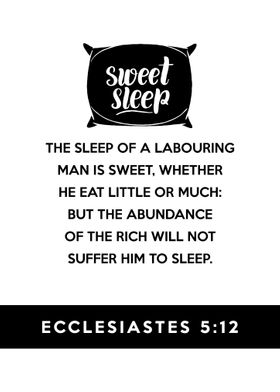 Ecclesiastes 5 12