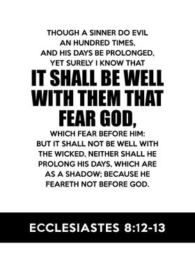 Ecclesiastes 8 12 13
