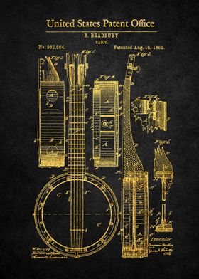 27 Banjo Patent 1882