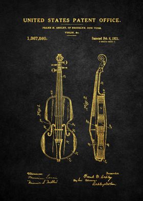 25 Violin Patent