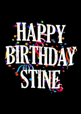 Happy Birthday Stine