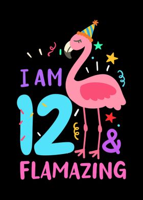 12th Birthday Flamingo