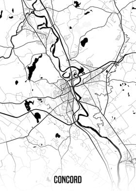 Concord white map