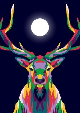 Deer Moon