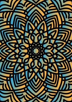 Mandala Art Full Print