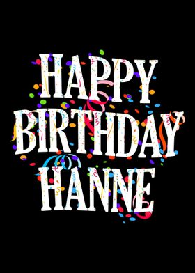 Happy Birthday Hanne