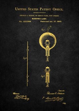 63 Light Bulb Patent Prin