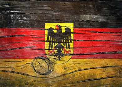 Germany Flag Grunge Style