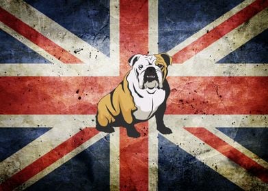 British Bulldog UK Flag