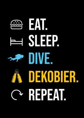 Eat Sleep Dive Dekobier