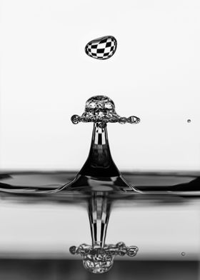 Chessboard Water Drop