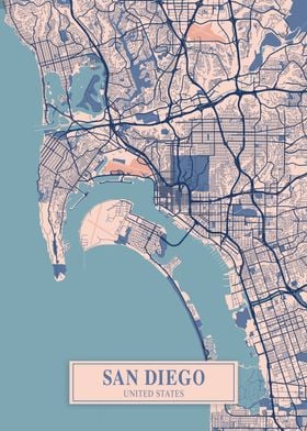 San Diego Breezy Map