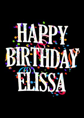 Happy Birthday Elissa