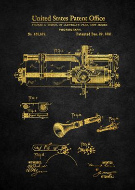 34 Edison Phonograph Pate