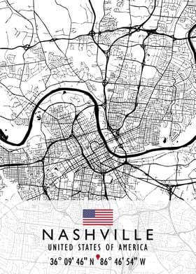 NASHVILLE MAP USA
