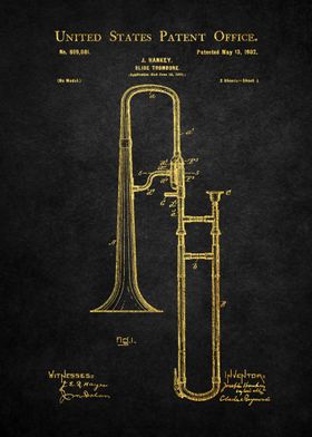 33 Slide Trombone Patent