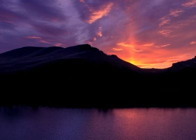 Purple Sunset Owyhee river