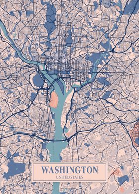 Washington Breezy City Map