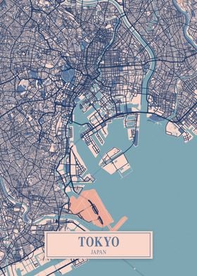 Tokyo Breezy City Map