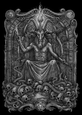 Gothic 666 Satan Baphomet