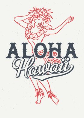 aloha hawaii pop art