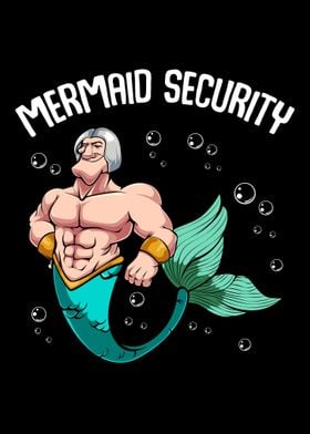 Mermaid Security Grandpa