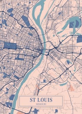 St Louis Breezy City Map