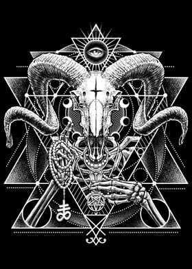 Gothic Satan 666 Baphomet