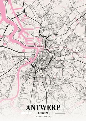 Antwerp Neapolitan Map