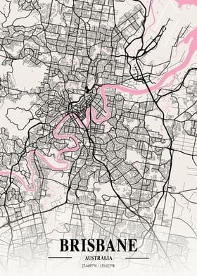 Brisbane Neapolitan Map