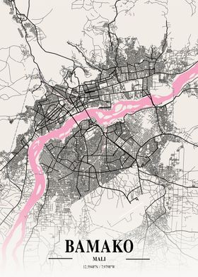 Bamako Neapolitan Map