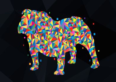 British bulldog Dog Wpap