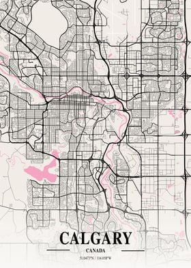 Calgary Neapolitan Map