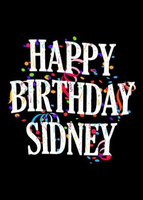 Happy Birthday Sidney