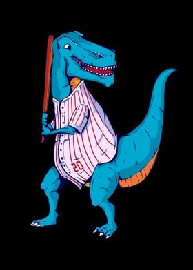 Baseball TRex Dinosaur