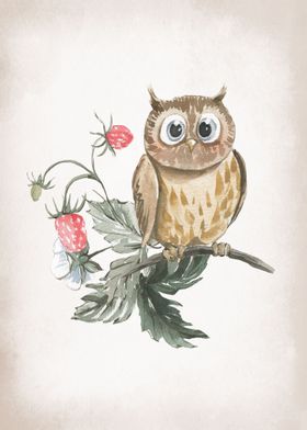 Owl Nursery Art