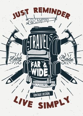 travel far wide poster