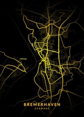 BREMERHAVEN GERMANY MAP