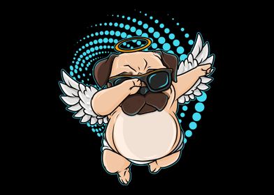 Dabbing Pug Lover Funny Da