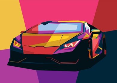 Lamborghini colorful