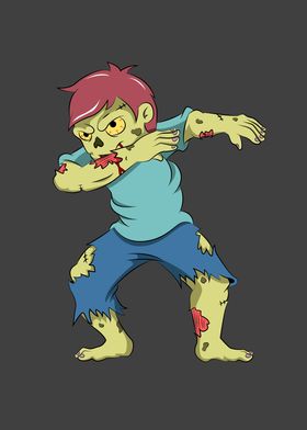 Dabbing Zombie Funny