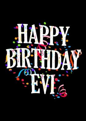 Happy Birthday Evi