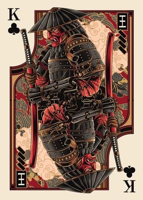 Samurai of Clubs