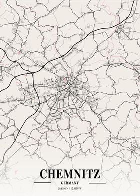 Chemnitz Neapolitan Map