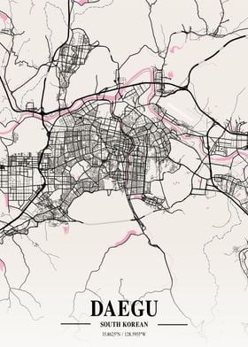 Daegu Neapolitan Map