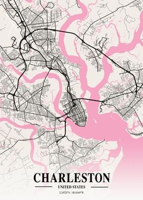 Charleston Neapolitan Map