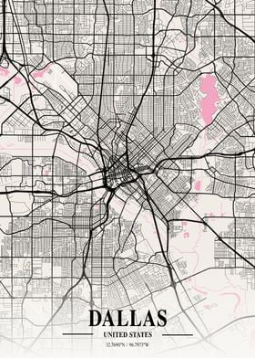 Dallas Neapolitan Map