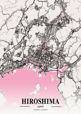 Hiroshima Neapolitan Map